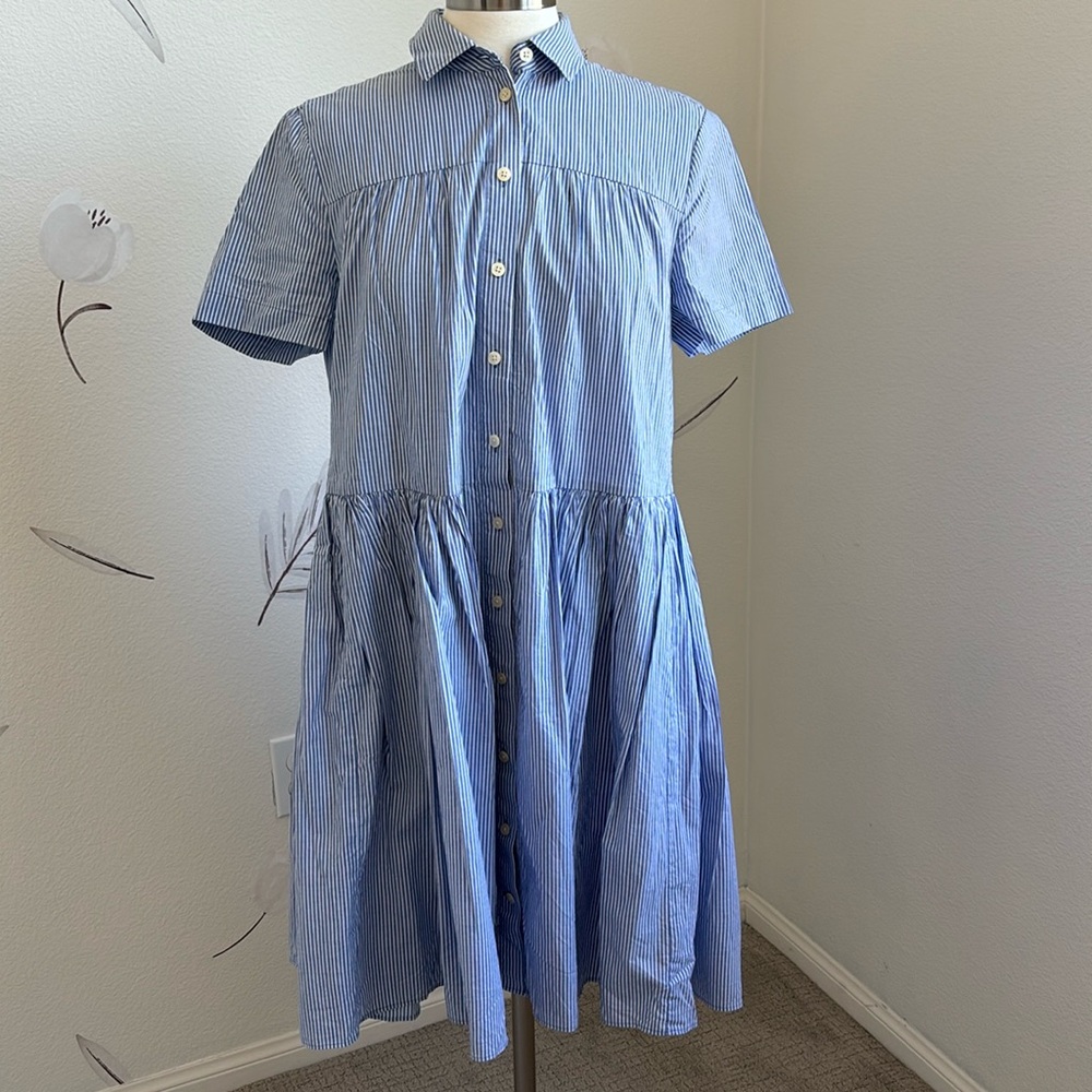Kate Spade Broome Street striped A-line Dress